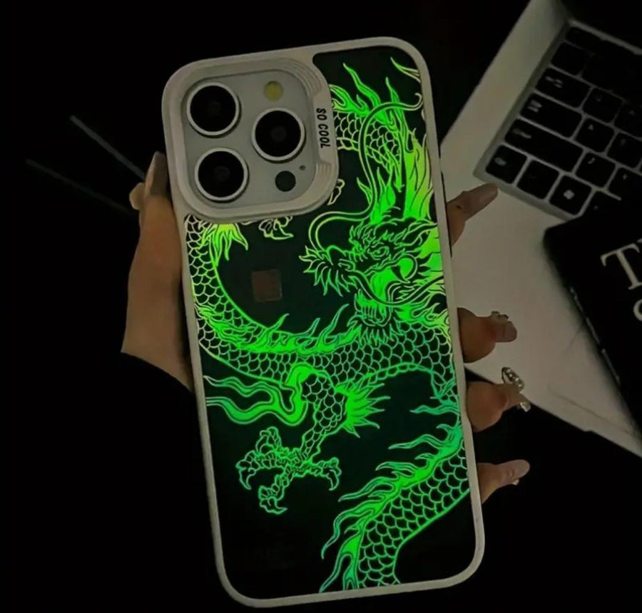 Funda de iPhone estilo neón