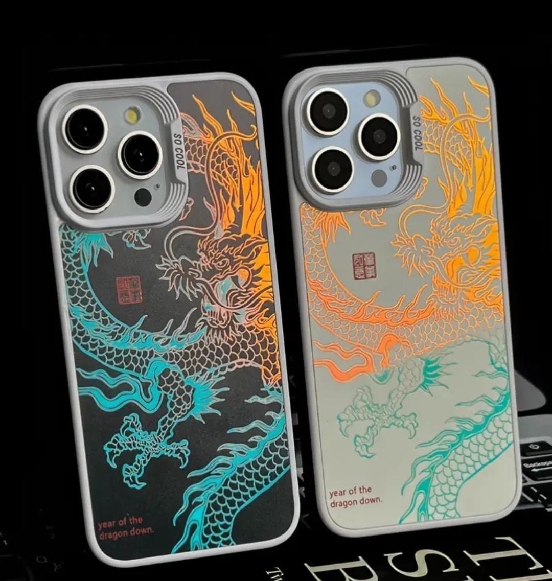 Funda de iPhone estilo neón