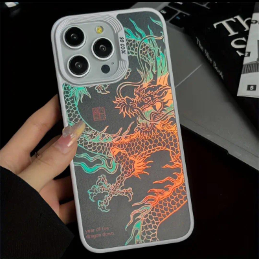 Funda de iPhone estilo neón
