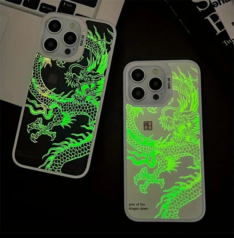 Funda de iPhone estilo neón